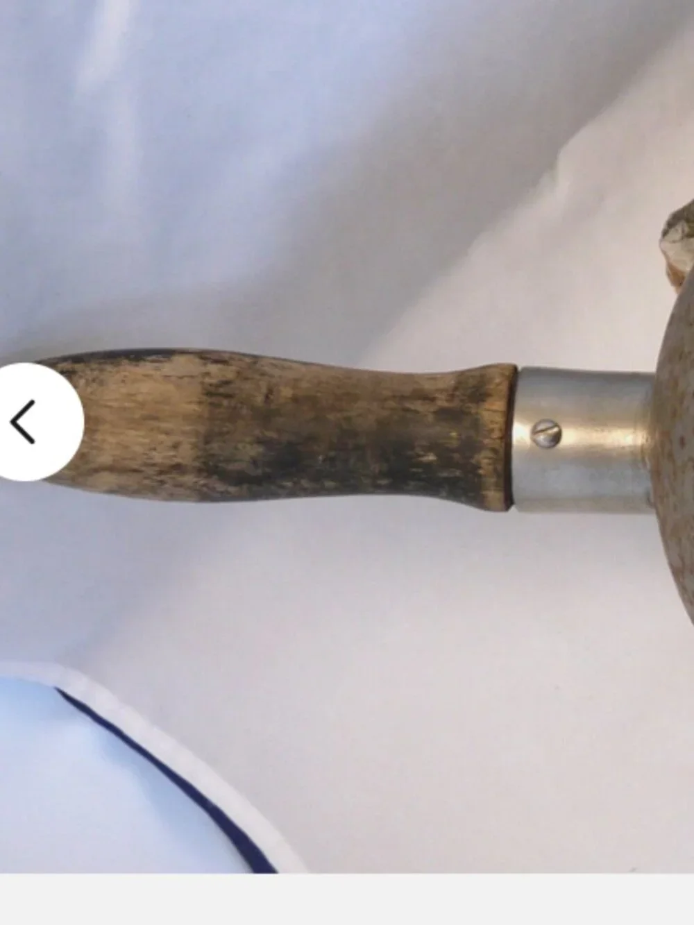 Vintage US Navy mess scoop ship food military flour